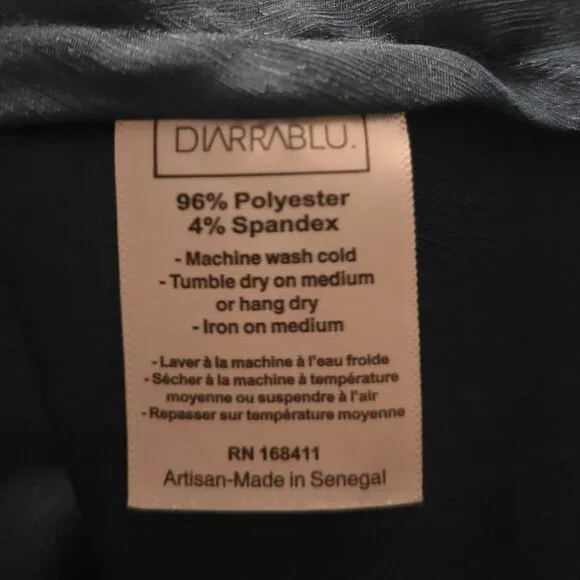 💙DIARRABLU Wrap Top with Flutter Sleeves – Size XXL - Picture 5 of 6